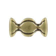 Cymbal ™ DQ metal Connector Dialiskari for Ginko beads - Antique bronze